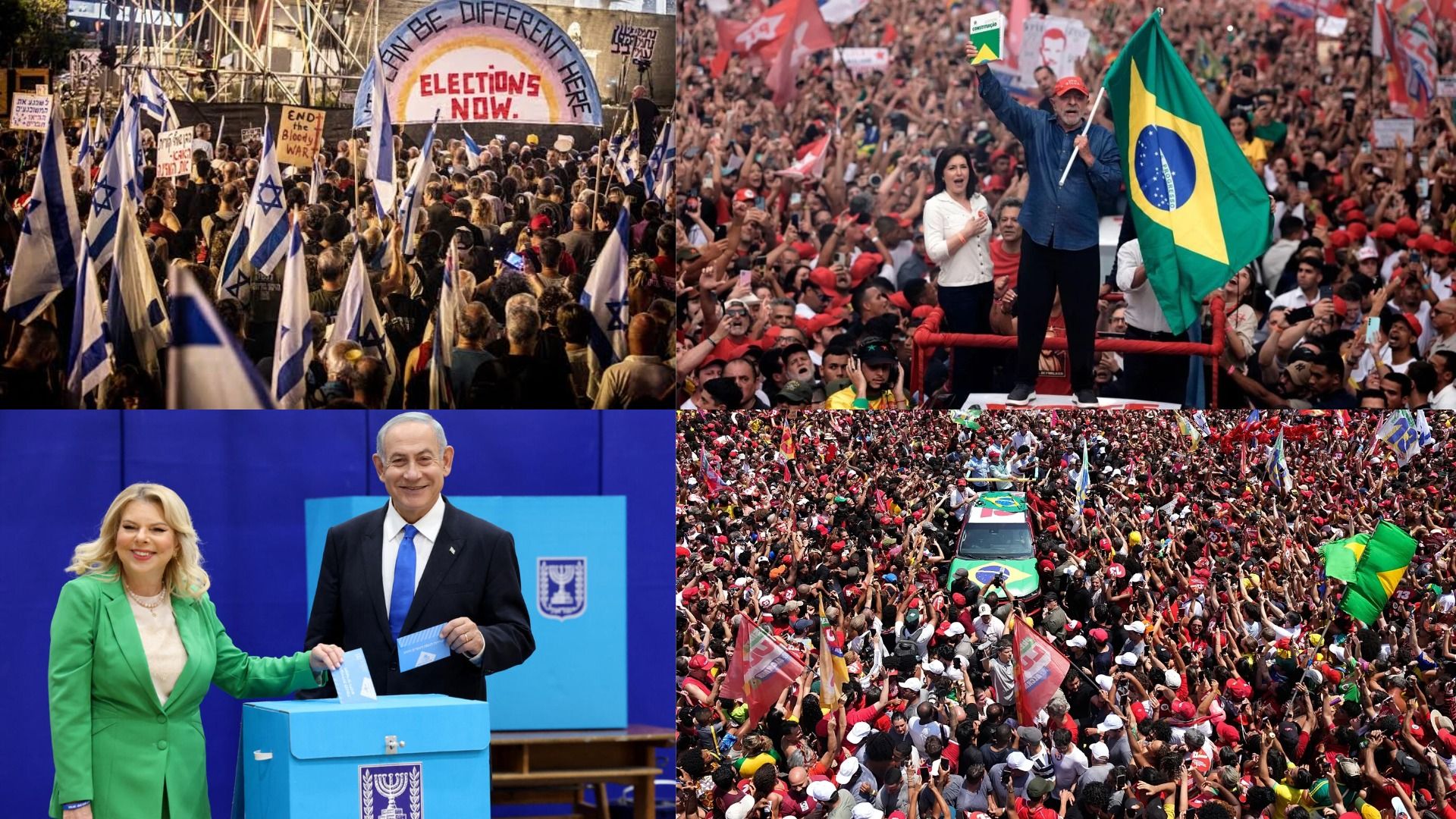 Two Elections, Two Unsettled Questions: Brazil, Israel and the Vote Ahead in America