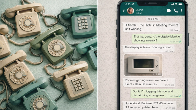 WhatsApp + Voice vs. Tenant Portals: Why Channel-First Helpdesks Win in Facilities Management