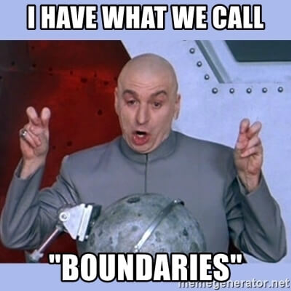 The famous meme on setting boundaries to ensure FM leaders know that AI agents, like humans, appreciate boundaries too.