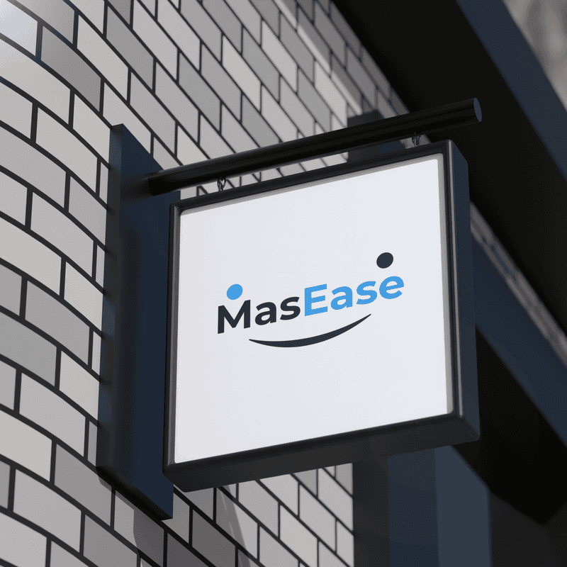 MasEase Logo Rect Mockup