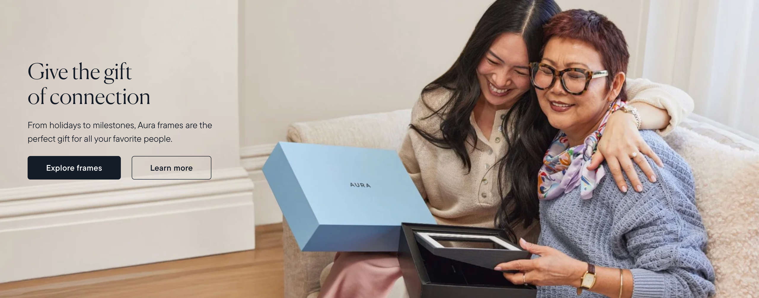 Aura Frames digital frame product still