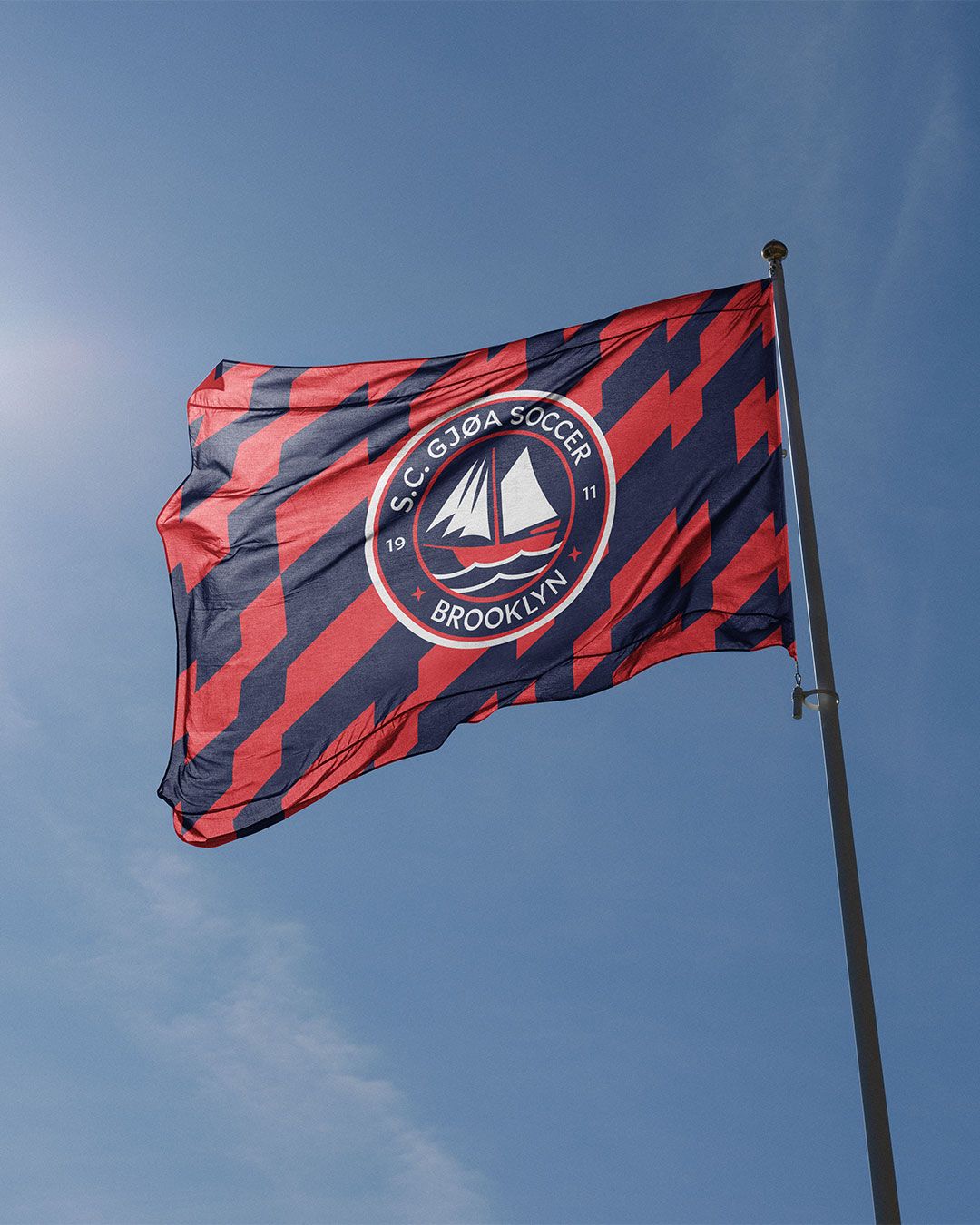 Gjøa club identity, flag and kit