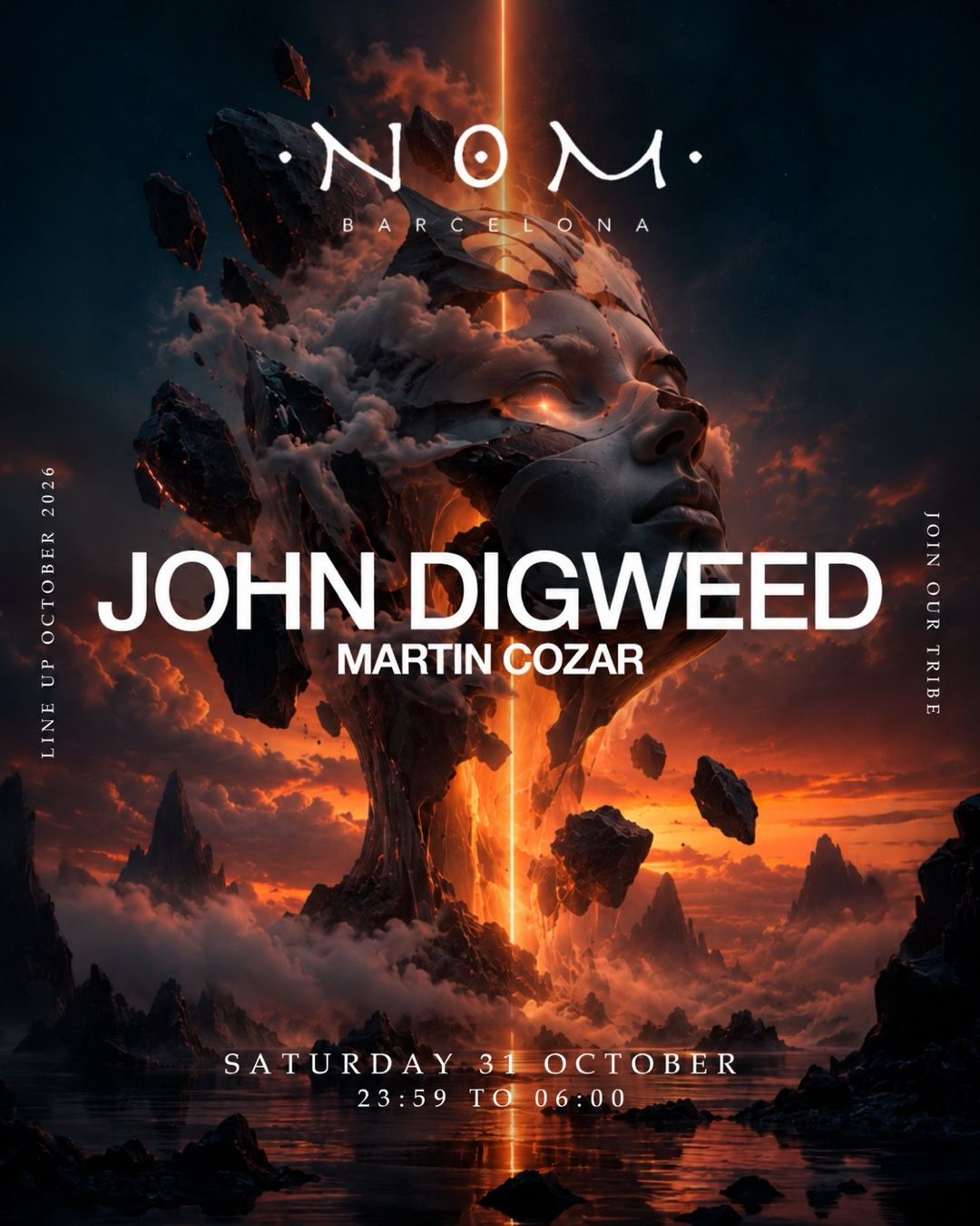 NOM presents John Digweed, Barcelona – 31 ott 2026 | LINEA Milano