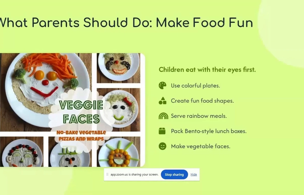 Parenting Webinar on Managing Picky Eating Habits in Young Children in Association with Motherhood Women's and Children Hospital