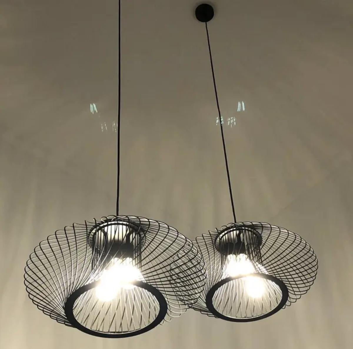 Black ceiling pendants