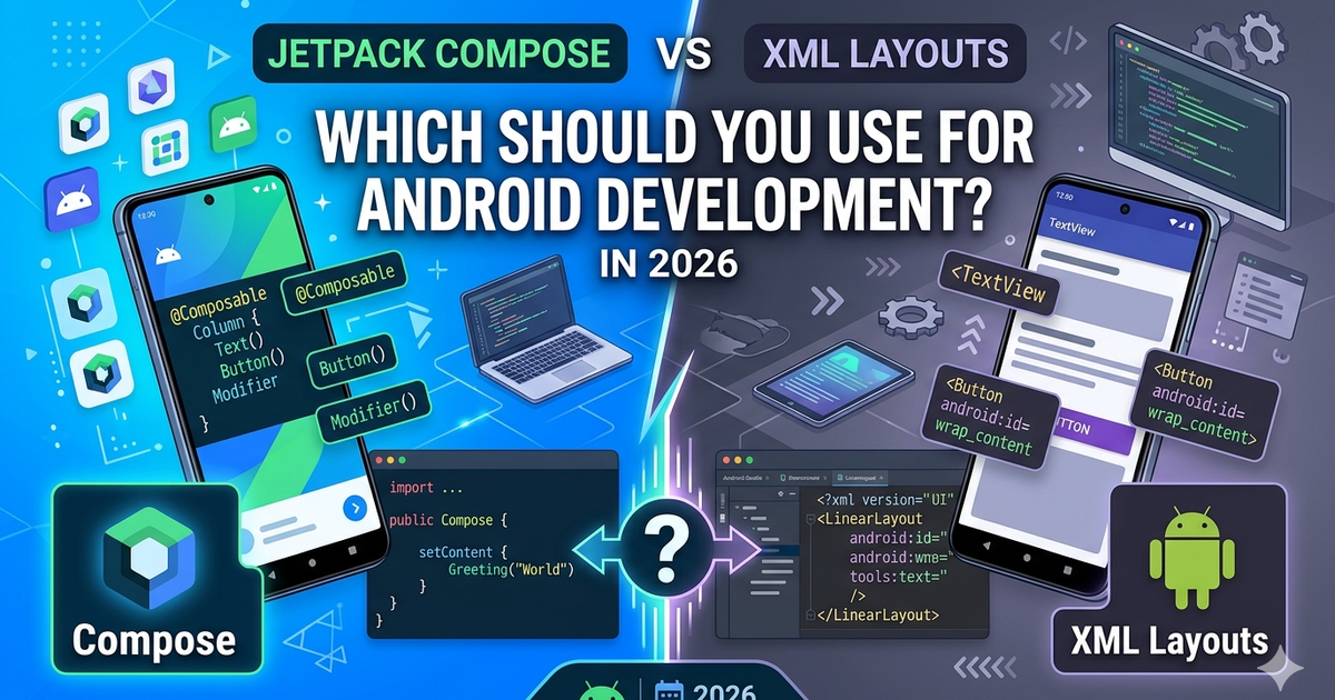 Jetpack Compose vs XML Layouts in 2026 — Which Should You Use for Android Development?