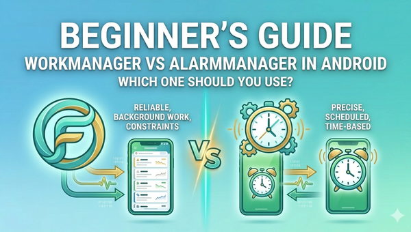 WorkManager vs AlarmManager in Android — Which One Should You Use?