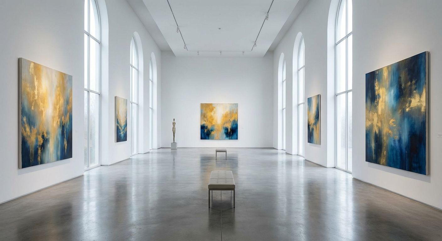 Veduta della mostra: Riflessi di Luce: Nuove Opere di Elena Rossi