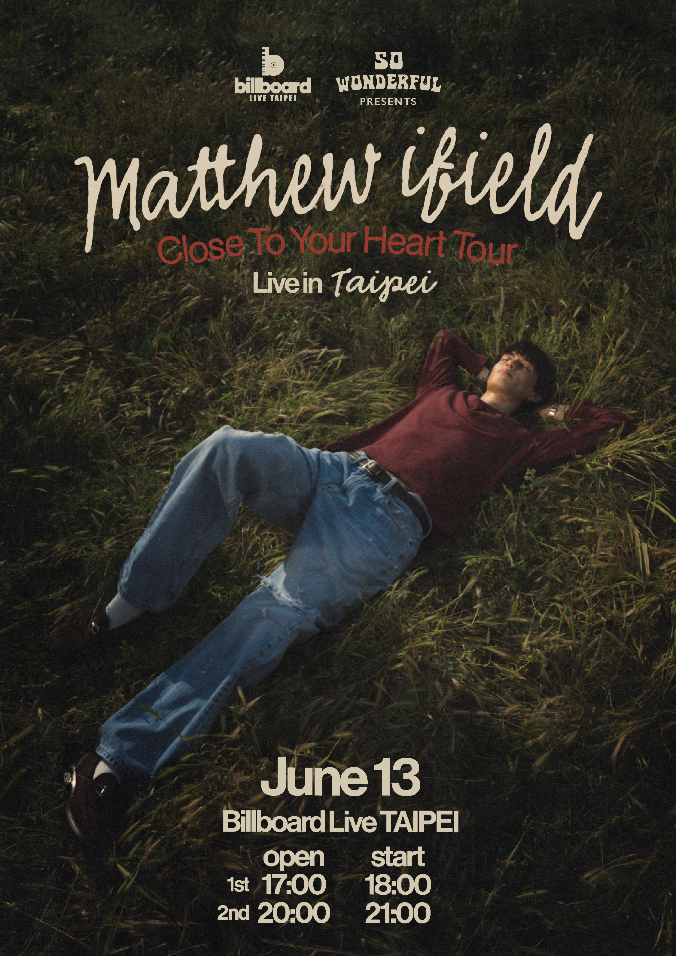 Matthew Ifield《Close To Your Heart》台北演唱會