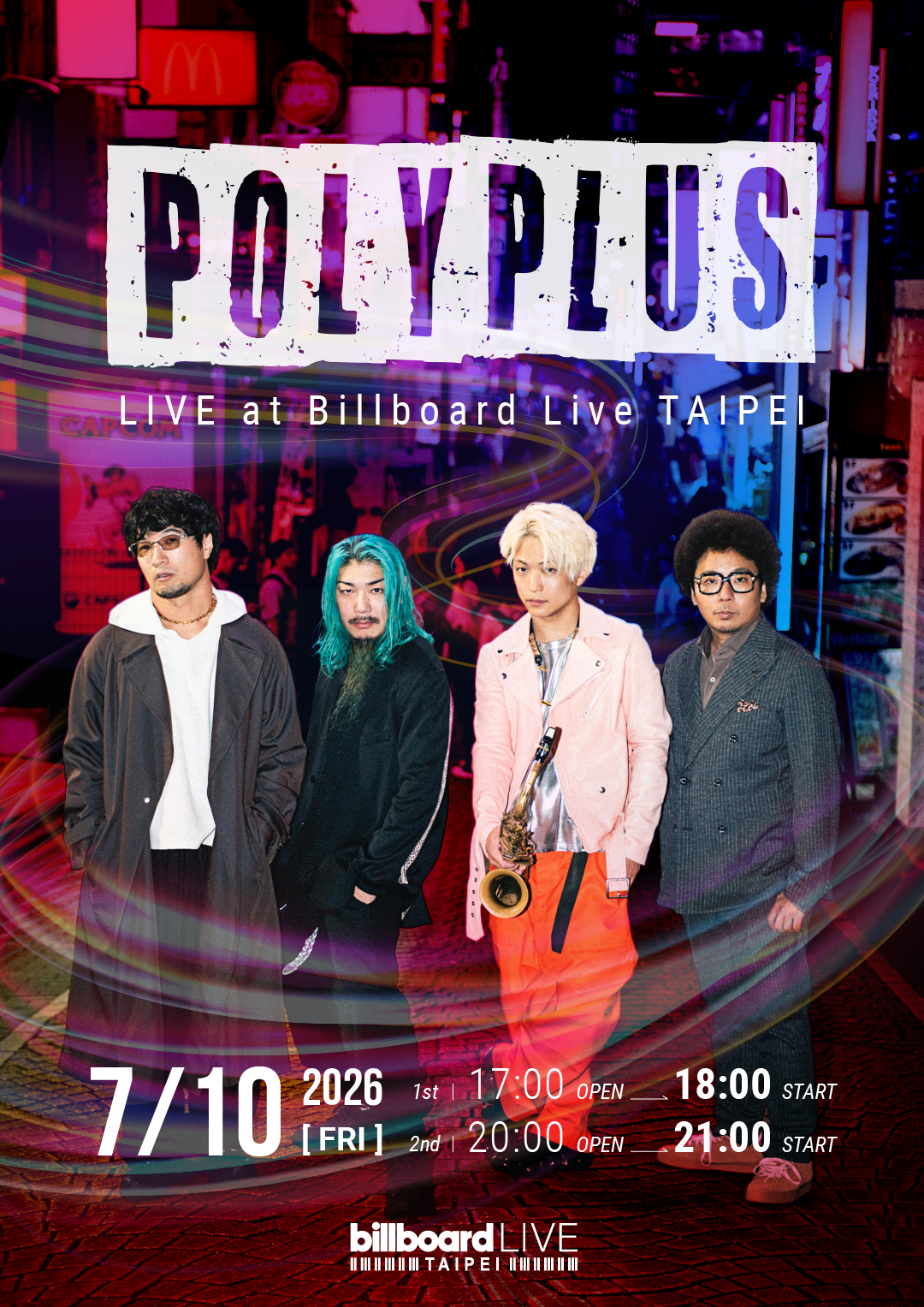 POLYPLUS LIVE at Billboard Live TAIPEI