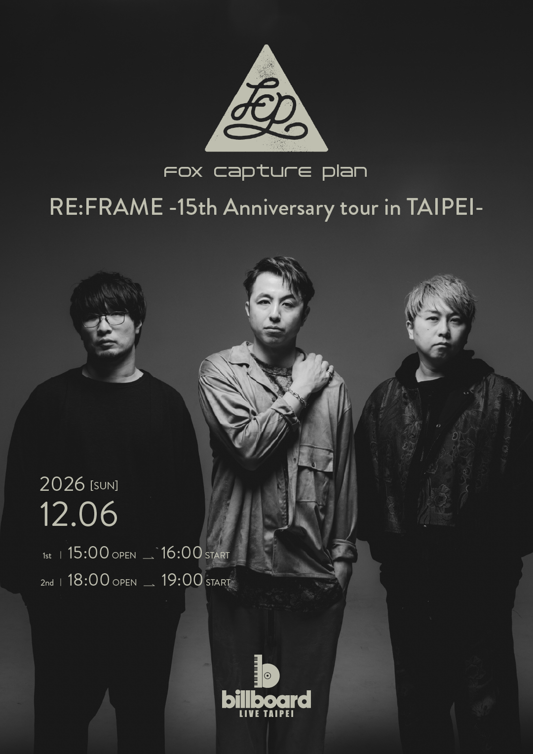 fox capture plan RE:FRAME-15th Anniversary tour in TAIPEI