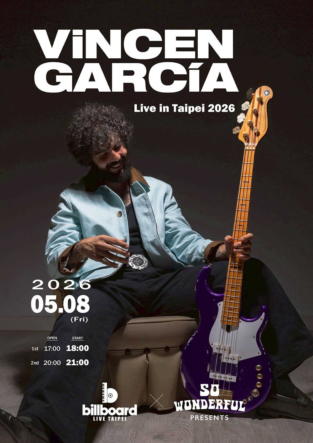 Vincen Garcia 台北演出 2026