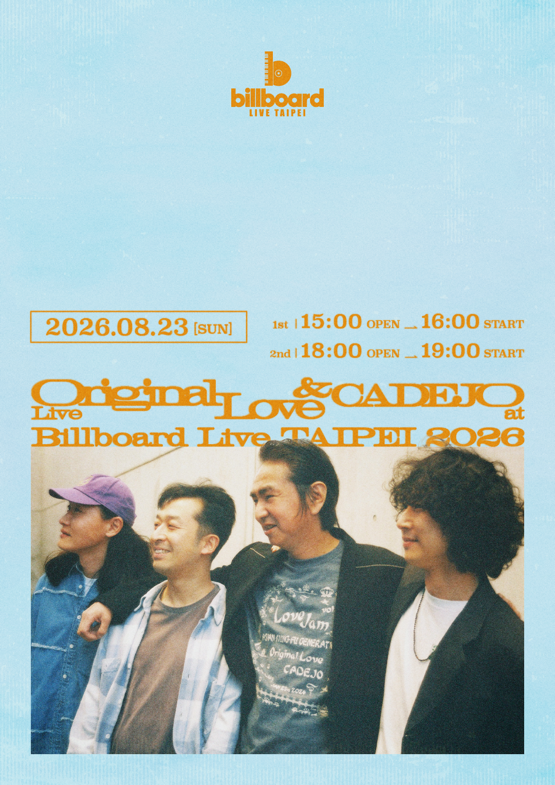 Original Love & CADEJO Live at Billboard Live TAIPEI 2026