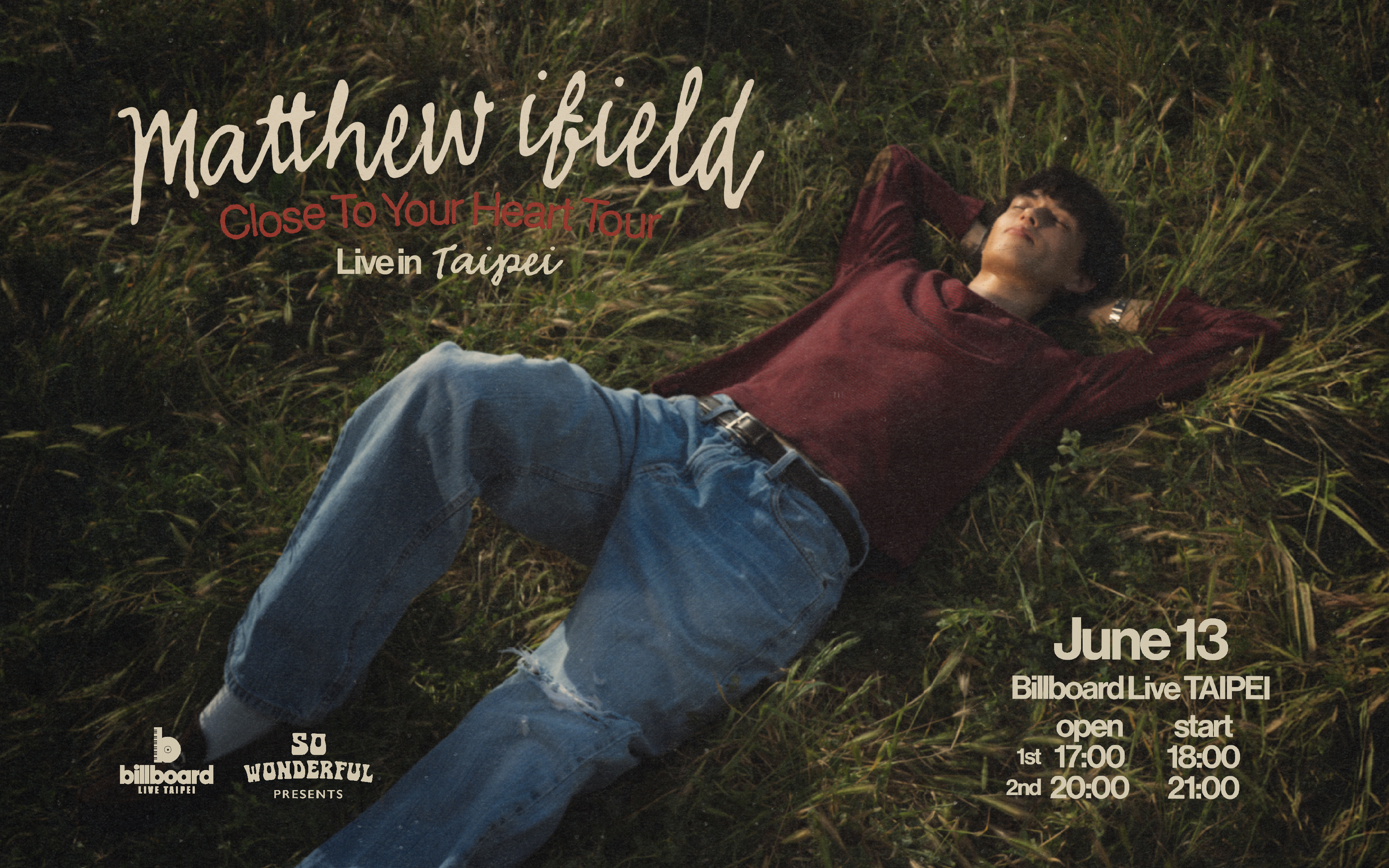 Matthew Ifield《Close To Your Heart》台北演唱會