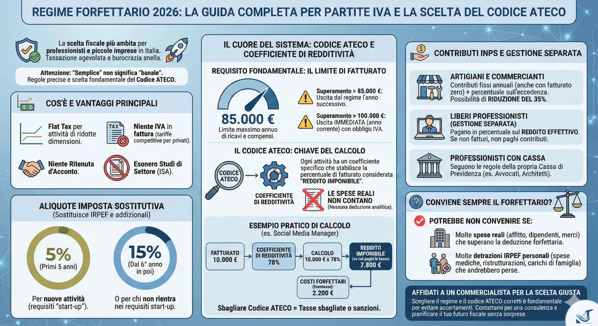 Regime Forfettario 2026: La Guida Completa per Partite IVA e la Scelta del Codice ATECO