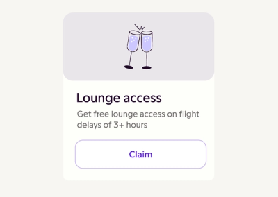 Enjoy lounge access, on us