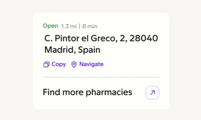 Find pharmacies nearby