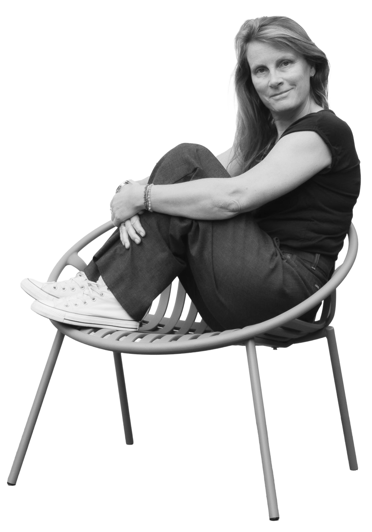 Nadia Feys, zittend
