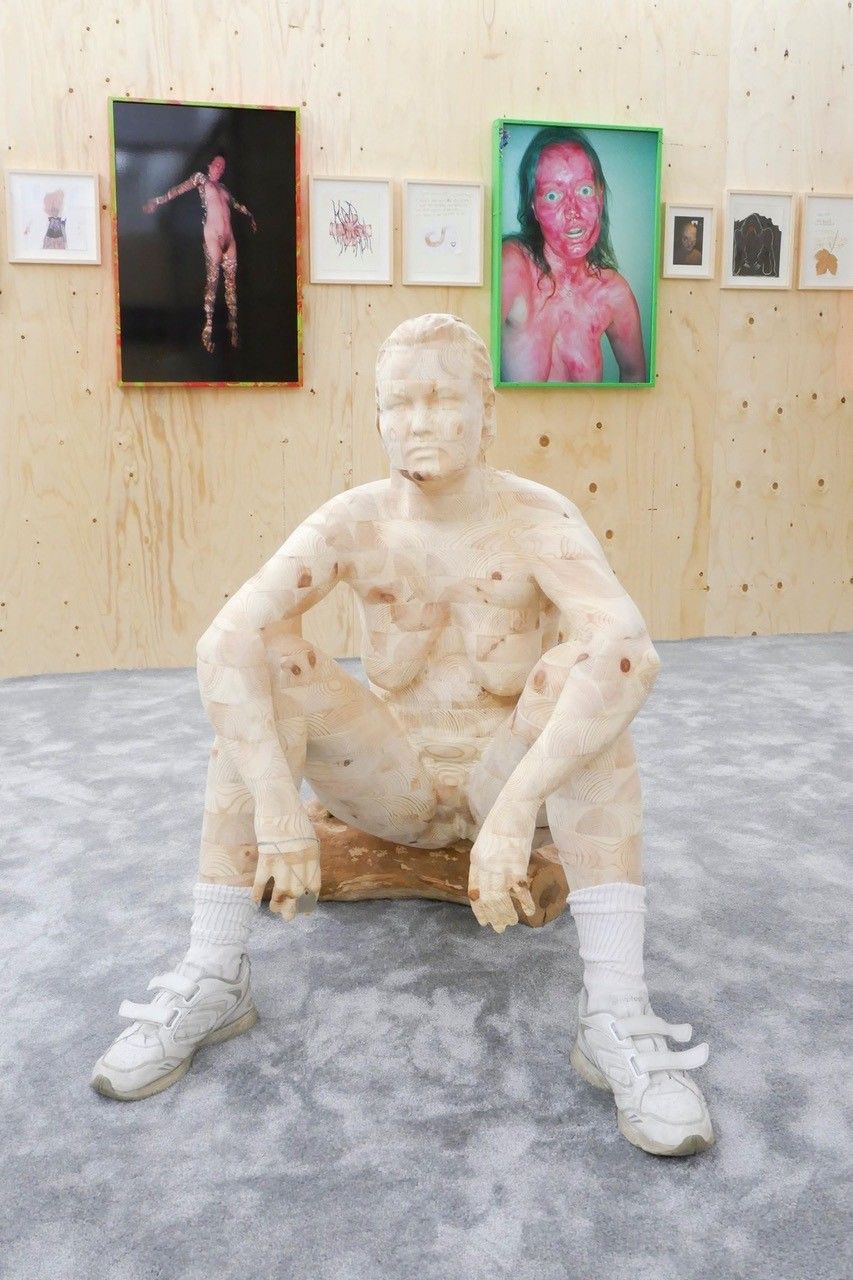 Self-portrait With Graveyard Log (1994-2019)