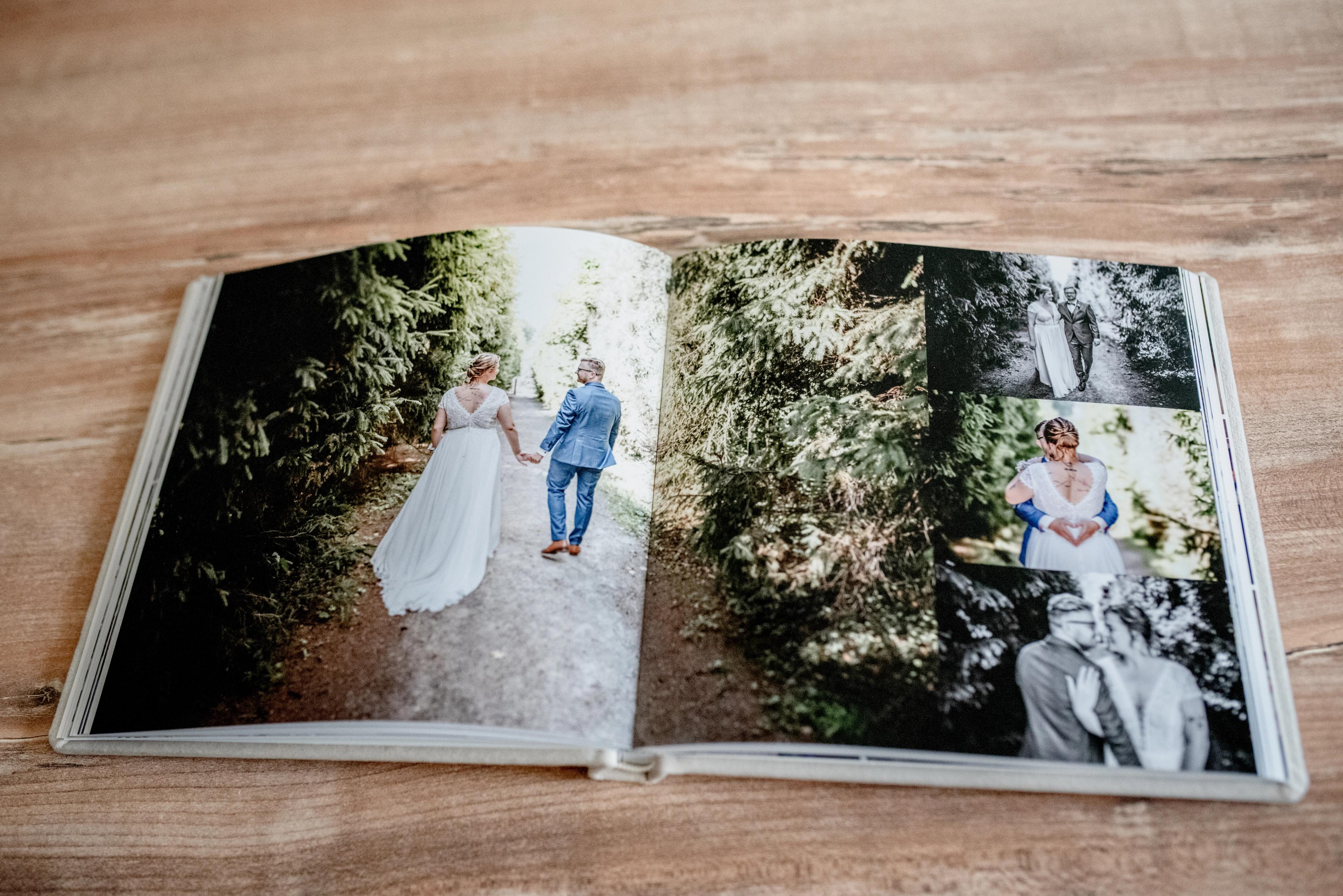 Hochzeitsalbum-Impression 4 — handgefertigt von Charline Rosenberger
