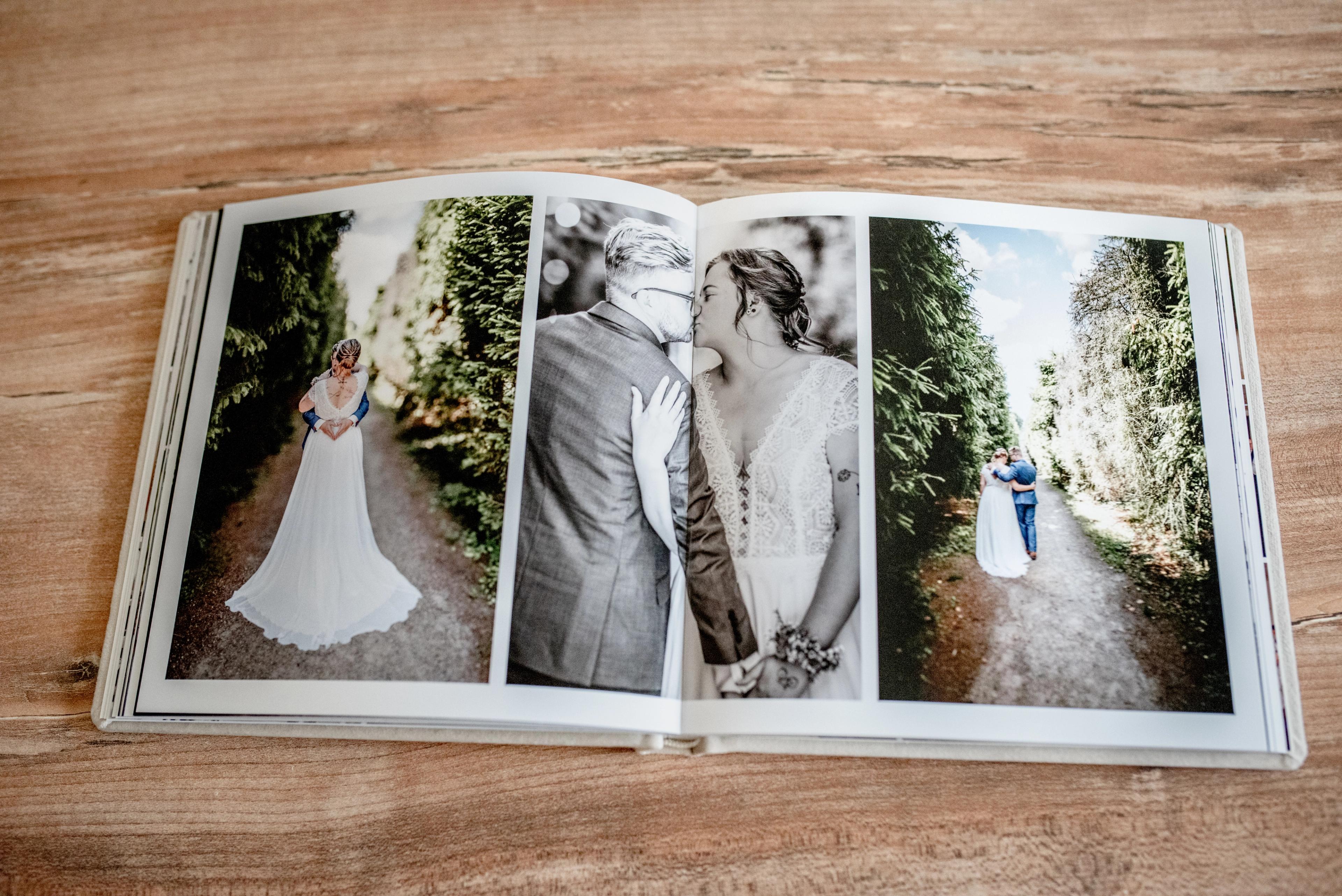 Hochzeitsalbum-Impression 5 — handgefertigt von Charline Rosenberger