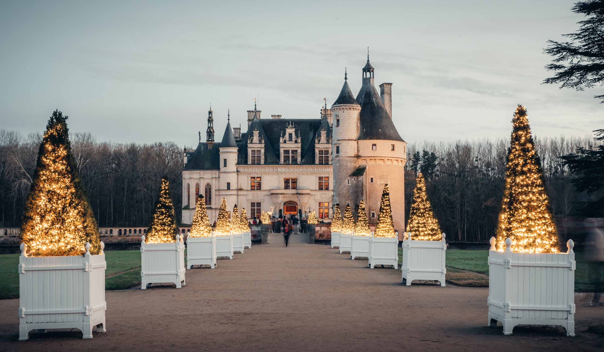 Château de Chenonceau à Noël