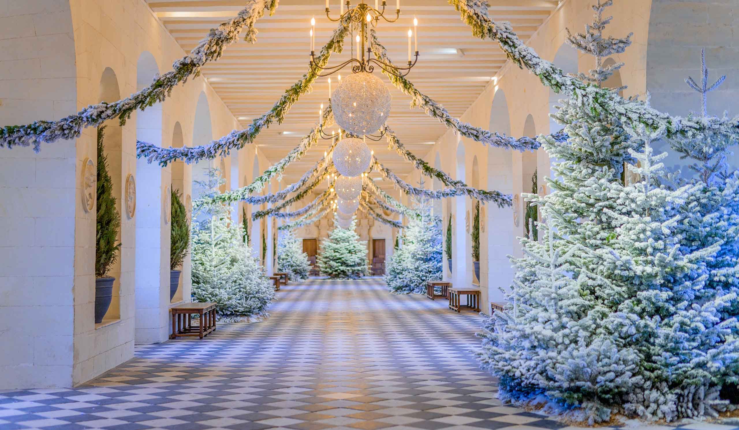 Château de Chenonceau à Noël