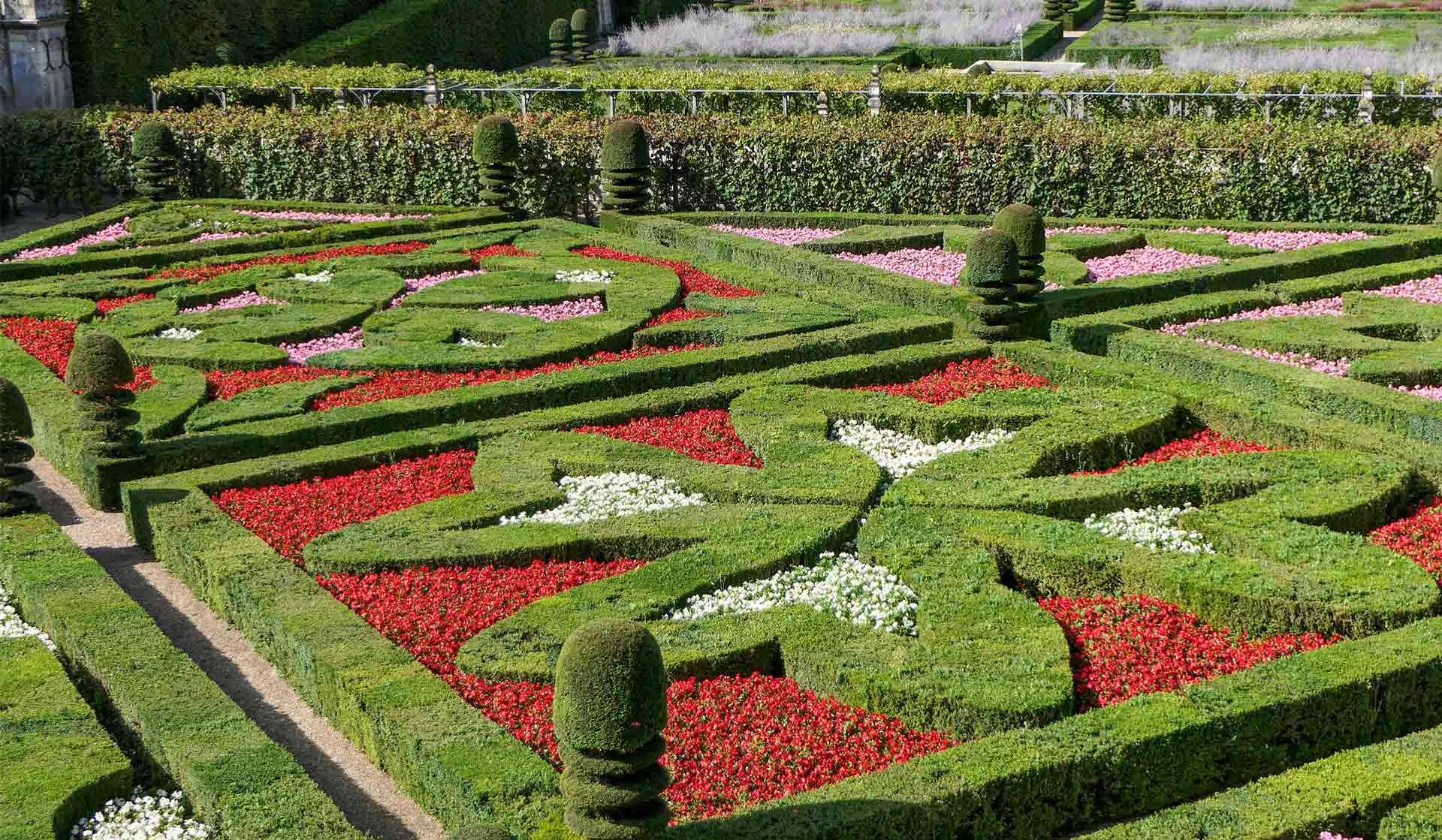 Jardins de l'amour au château et jardins de Villandry