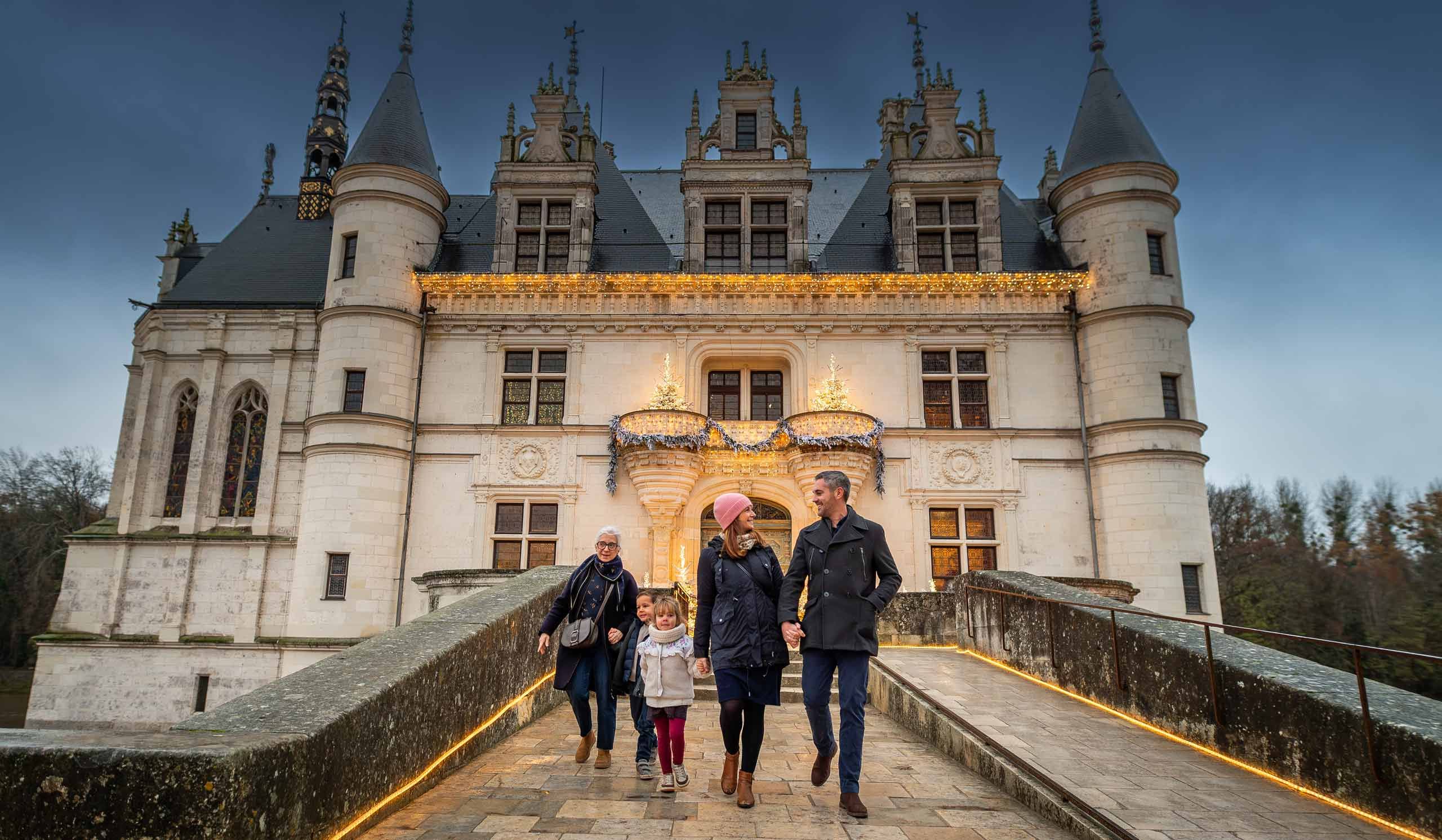 Château de Chenonceau à Noël