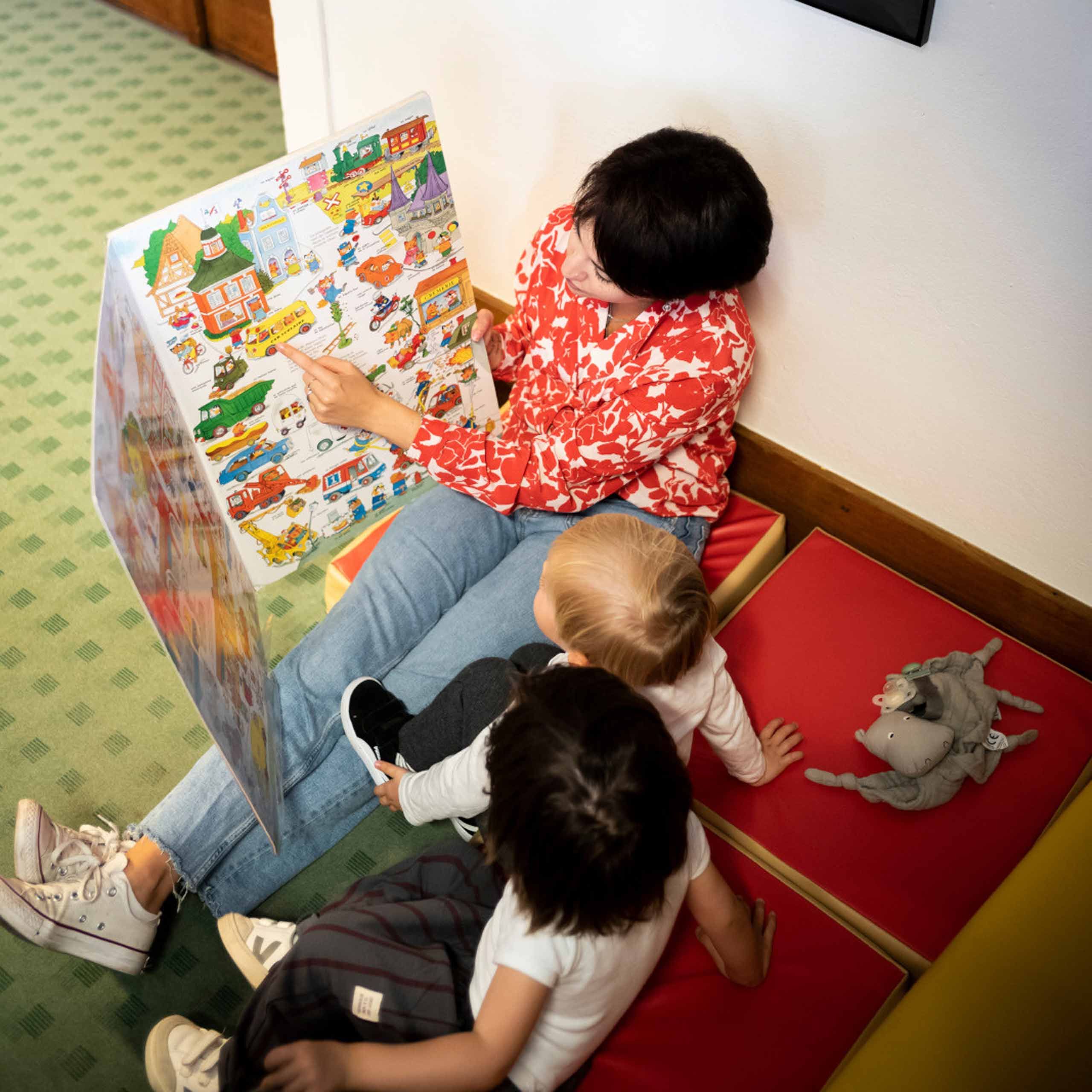 Coins des petits à la bibliothèque de Tours