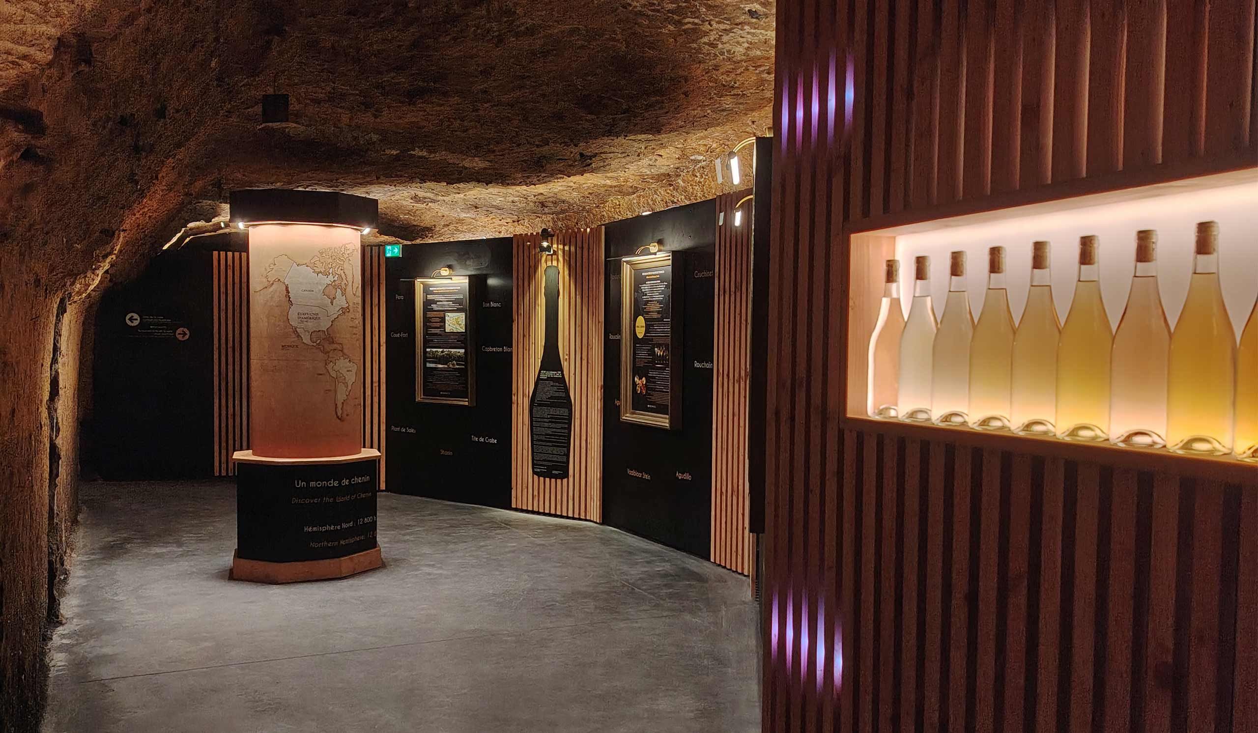 Intérieur de l'espace de visite chromatic de Maison Laudacius
