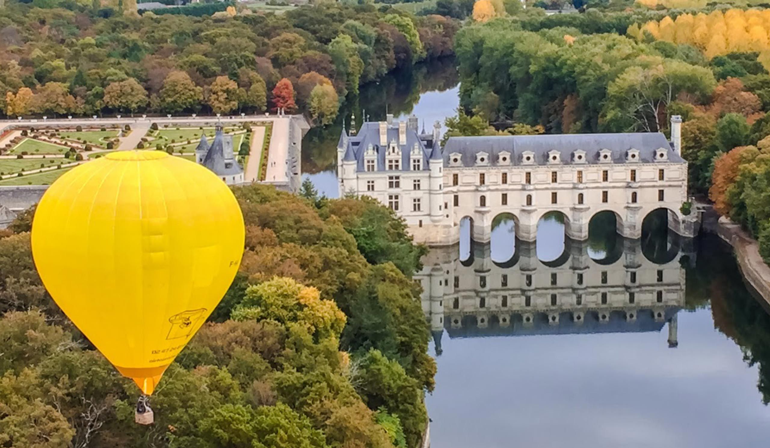 Vol en montgolfières au-dessus des châteaux de la Loire