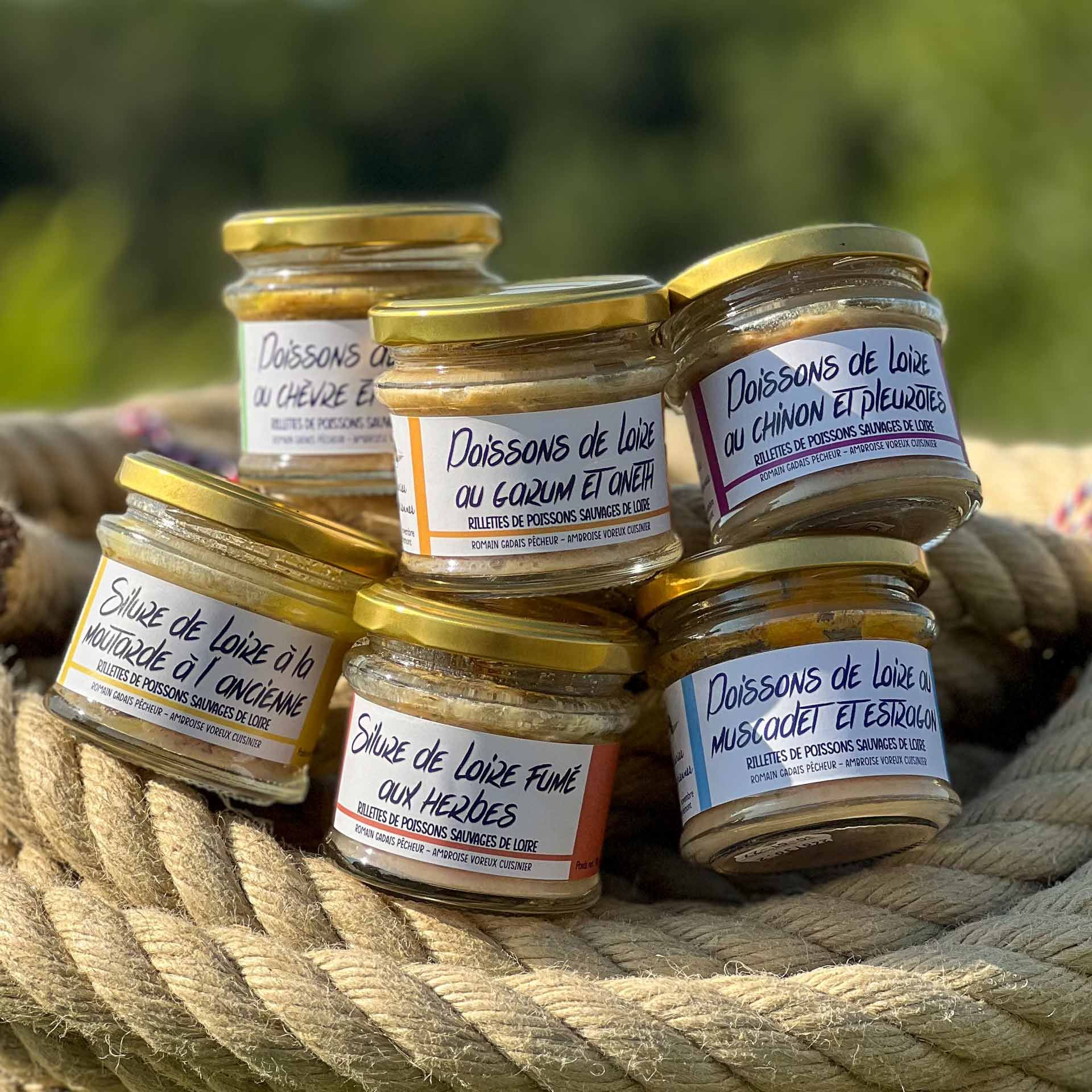 Terrines de poissons de Loire