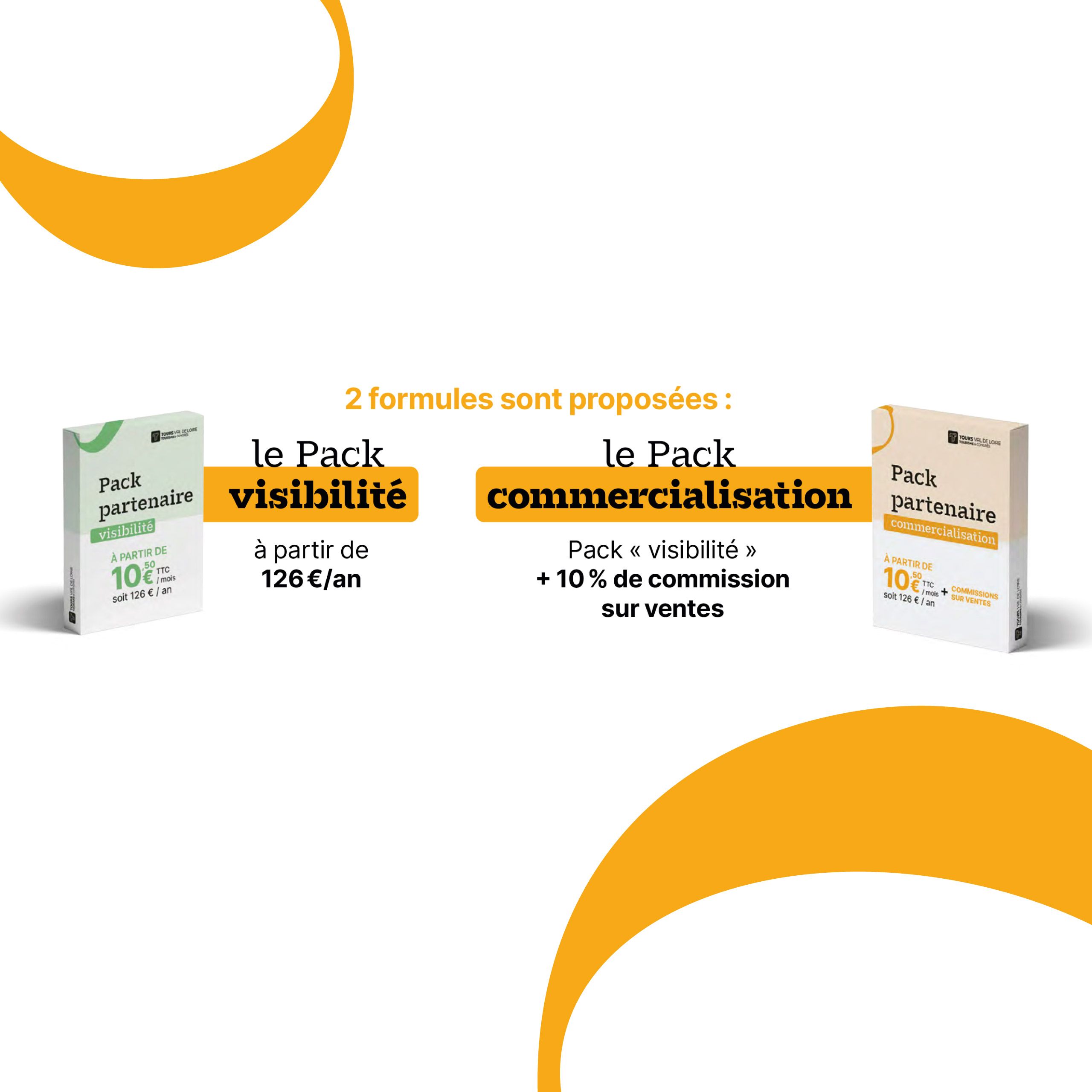 Pack partenaire visibilité et commercialisation
