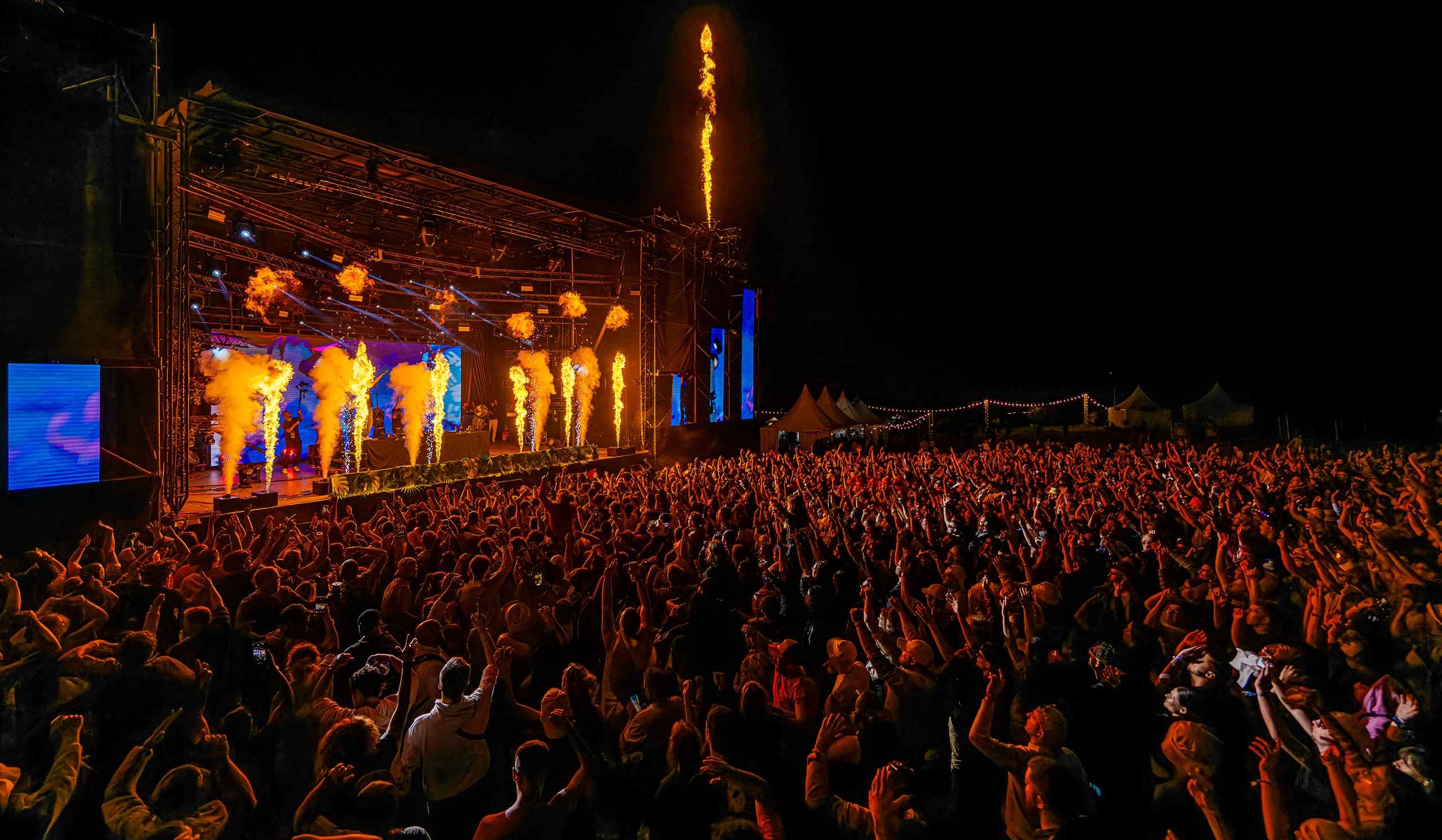 Scène principale du festival Moorea