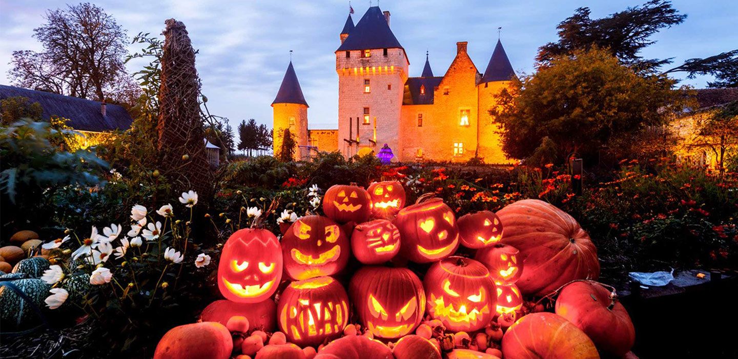 Château du Rivau pendant Halloween