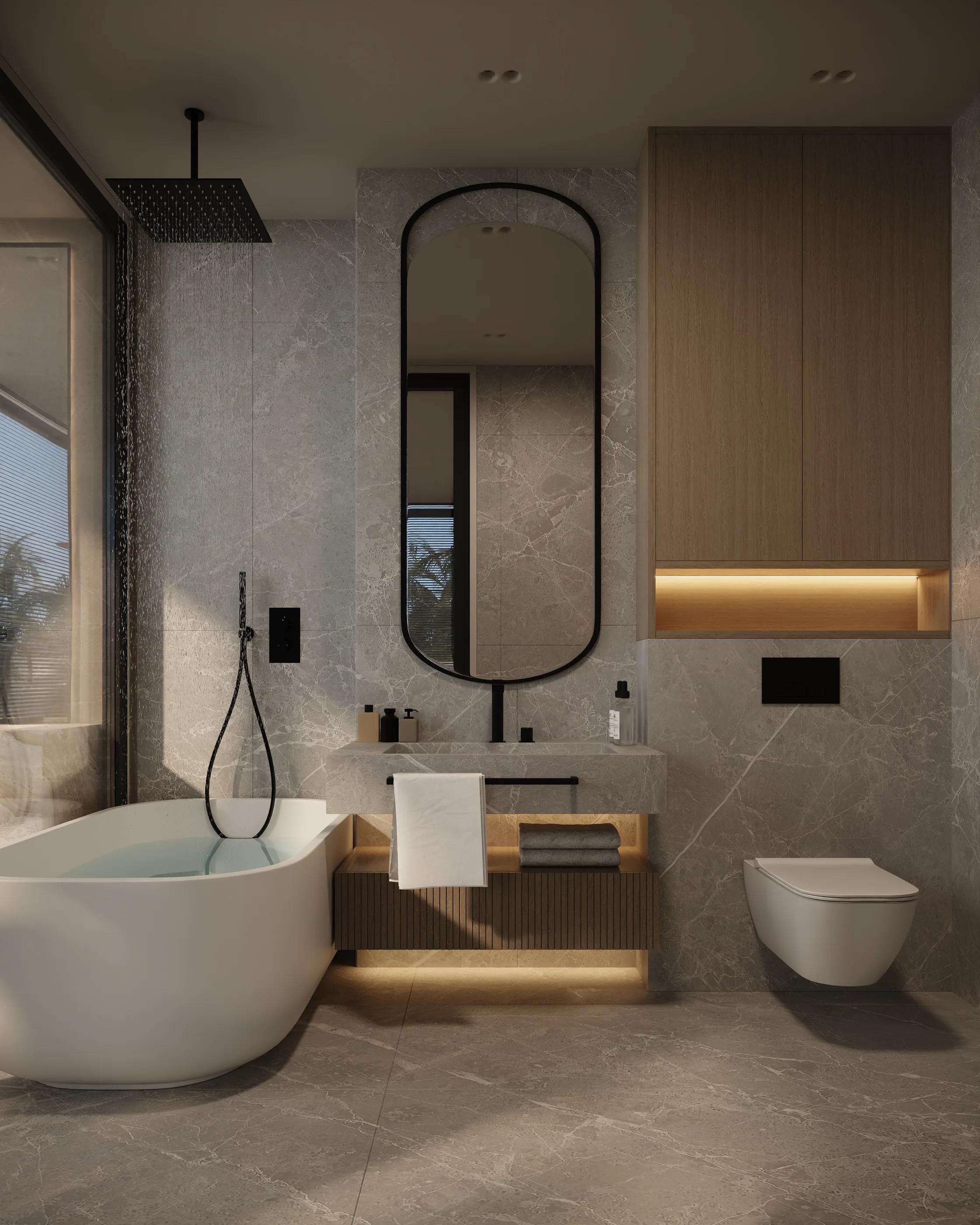 Second Floor · Glass Bedroom and Bathroom — Proposal 1 — image 9