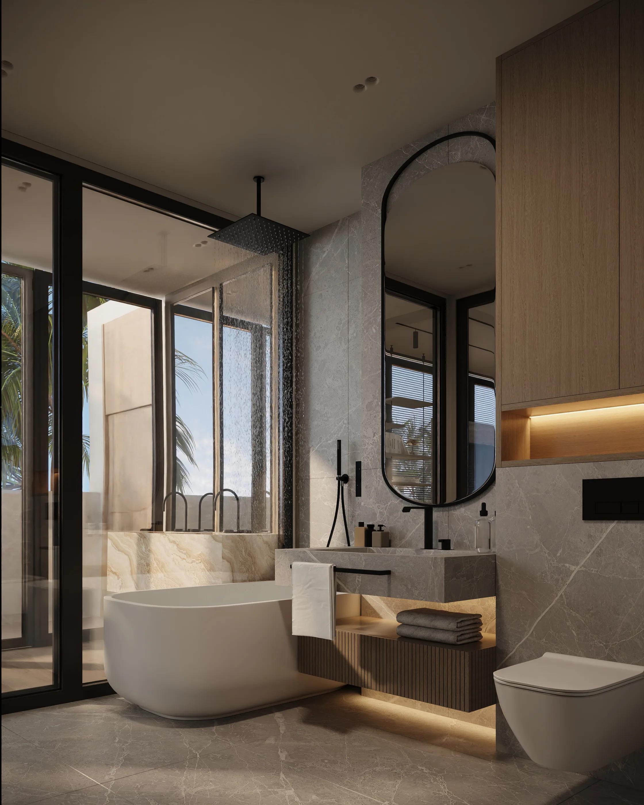 Second Floor · Glass Bedroom and Bathroom — Proposal 1 — image 11