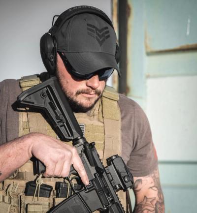 Stippled S-Wing Hat | High Performance Tactical Optics for Home Defense