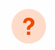 Orange question mark icon