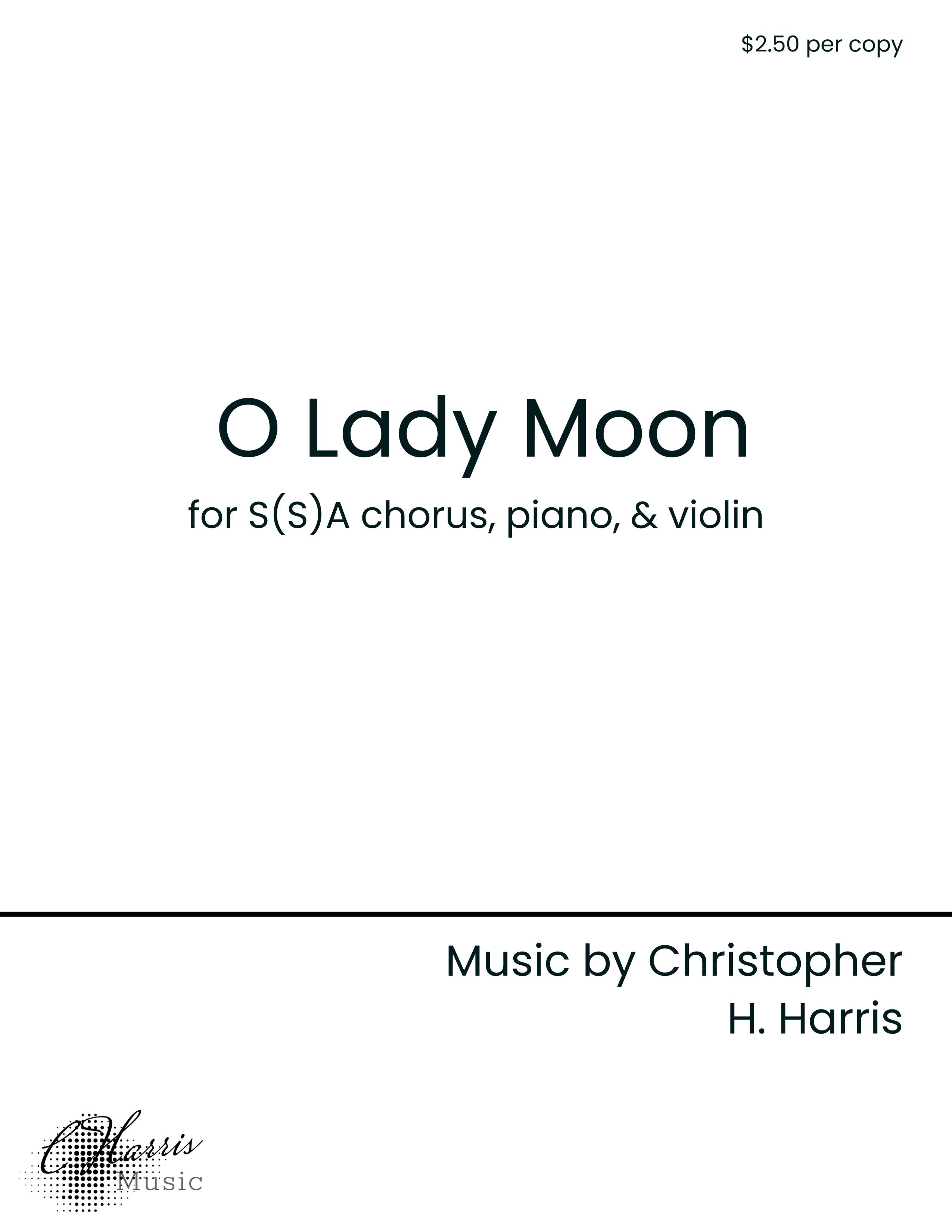 O Lady Moon (SSA)