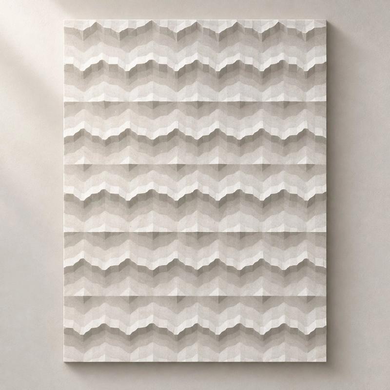 Universe White Relief Panel