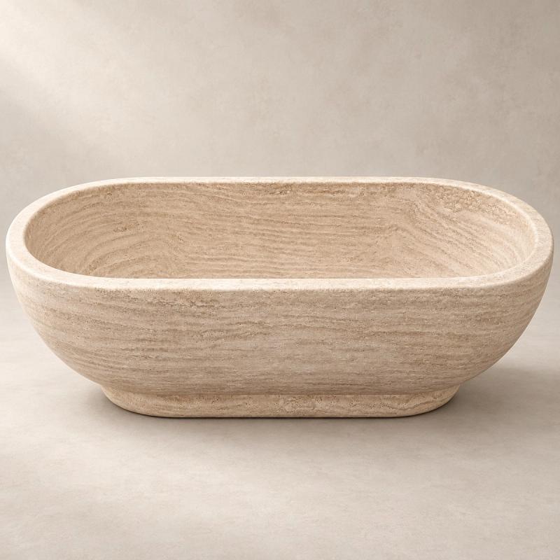 Travertine Bathtub