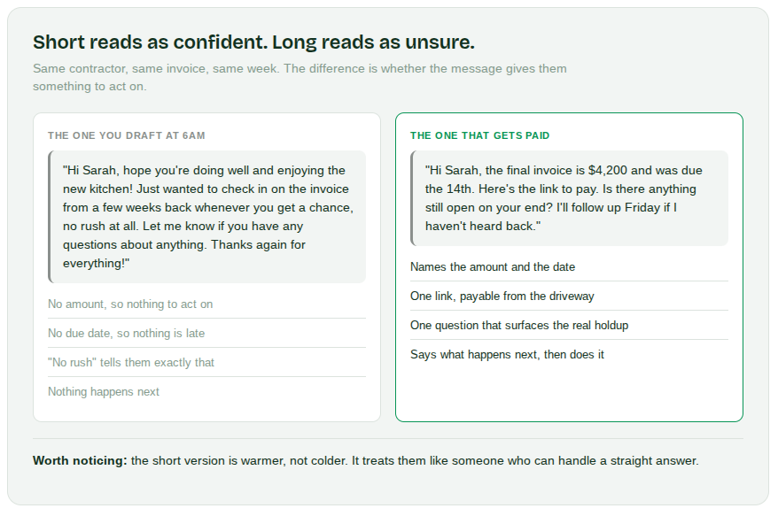 How to Make the Final Payment the Easiest One to Collect