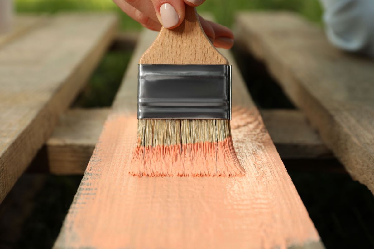 painting your deck will allow for more color choices