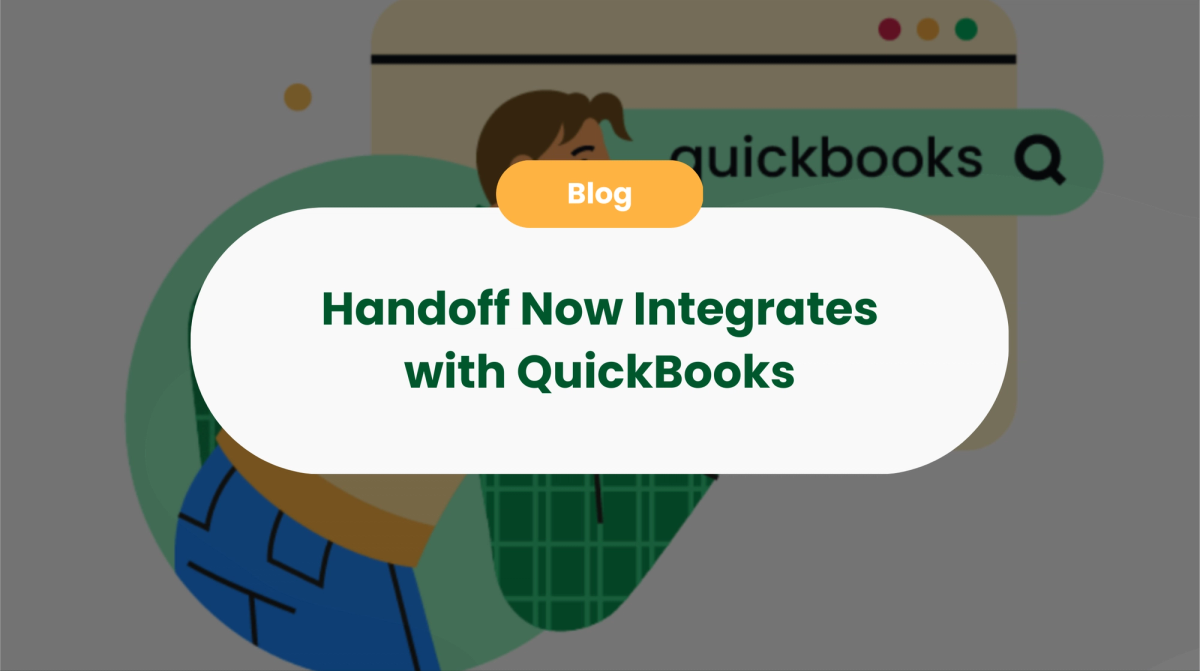 Handoff Now Integrates with QuickBooks