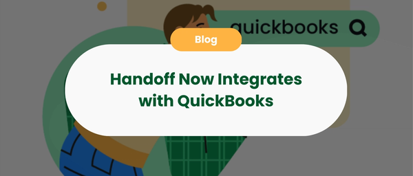 Handoff Now Integrates with QuickBooks