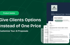 Customize Your AI Proposals: Give Clients Options Instead of One Price — Handoff Blog