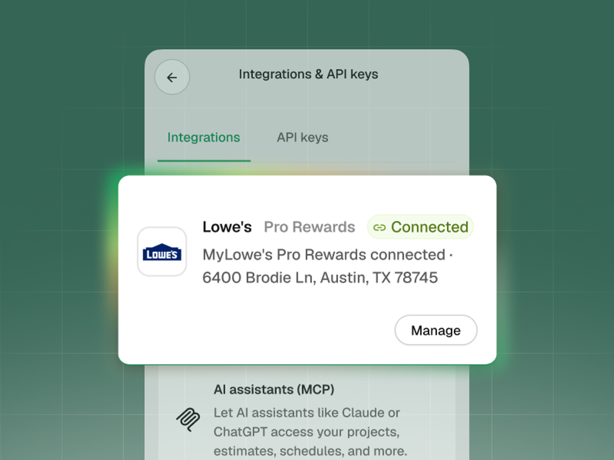 MyLowe’s Pro and Delta Faucet Pricing, Built Into Every Estimate