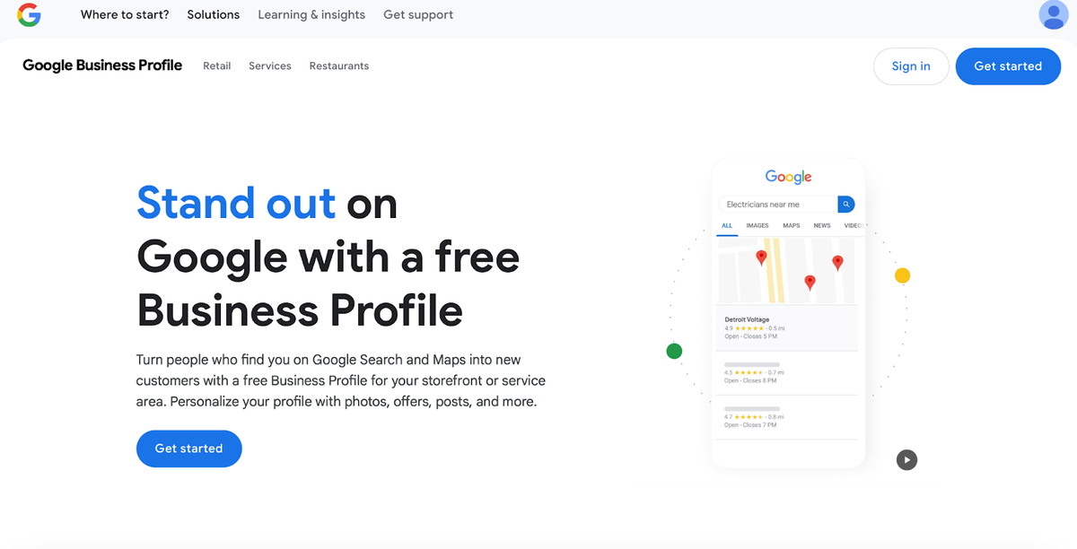 Every business must have a Google My Business profile in order to be successful online